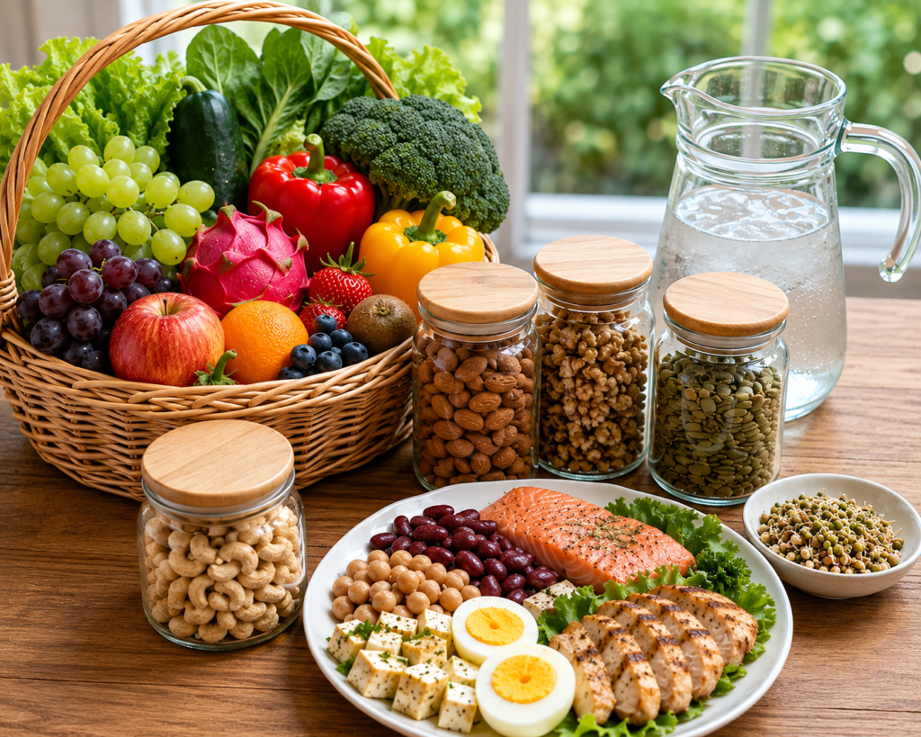 foods in a nutritious diet